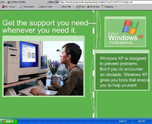 Windows XP auf dem Mac ;-)